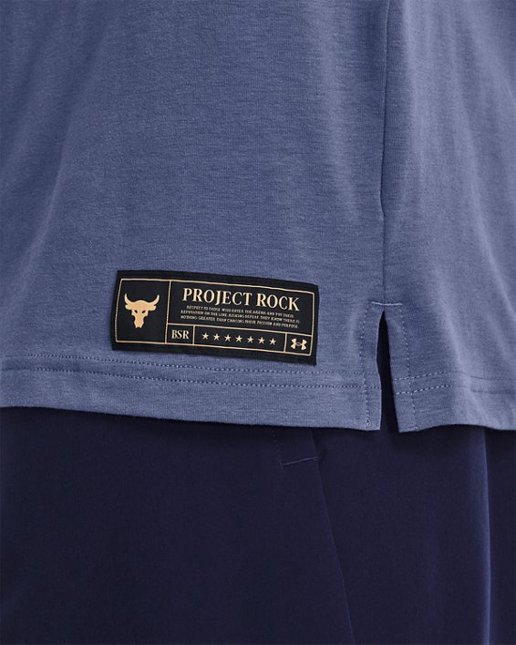 Men's Project Rock ST Short Sleeve in Blue image number 3